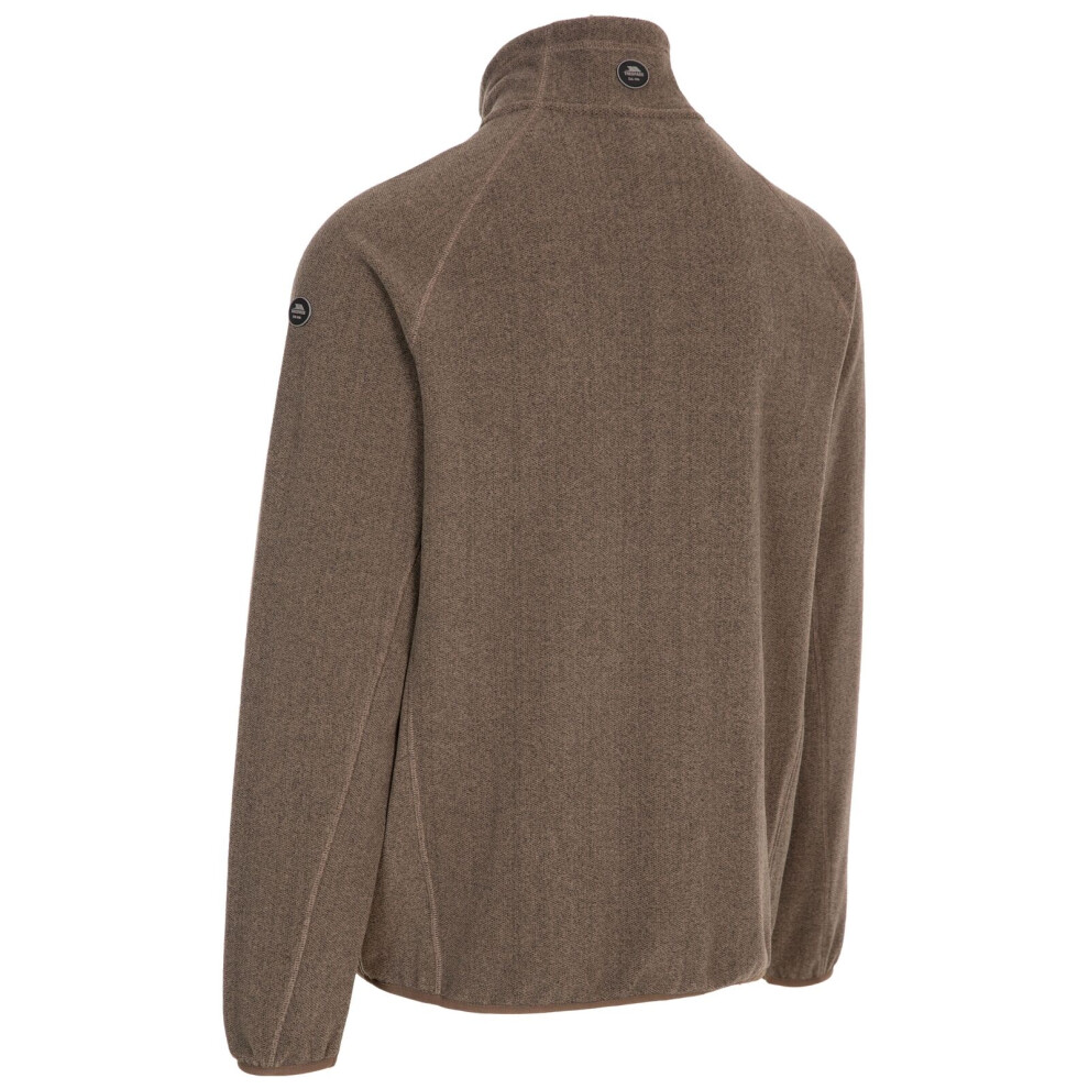 Trespass (L, Smokey Blue Marl) Mens Fleece Jacket Full Zip Talkintire - Image 3