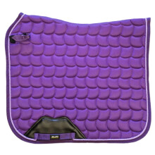 (X Full, Purple) Gallop Logo Quilted Horse Dressage Saddlepad