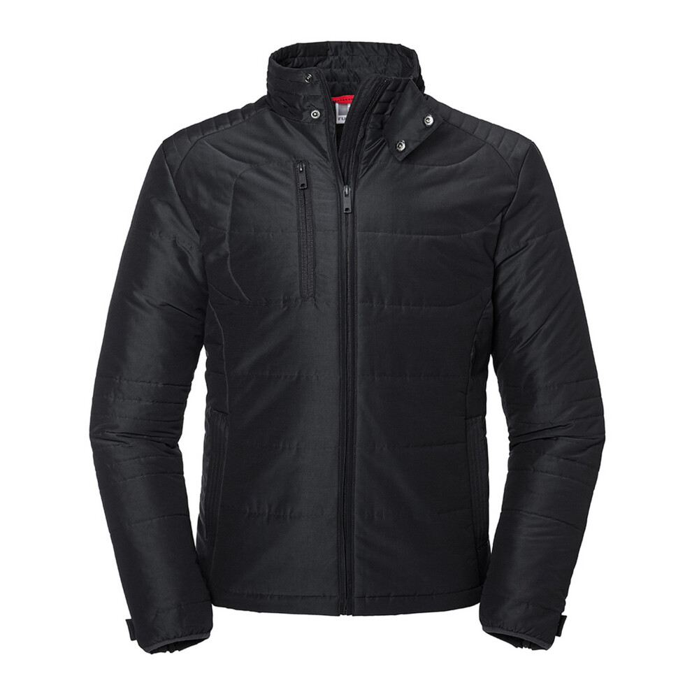 Russell (Xl, Black) Mens Cross Padded Jacket
