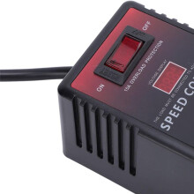 AC Motor Speed Controller, 220V 15A 4000W Variable Speed Controller Fan Speed Controller with 3 Speed Levels EU Plug