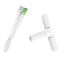 Wasserdichter 2-in-1-PoE-Splitter für Netzwerküberwachungssysteme, RJ45-Anschluss, PoE-Eingang mit Zwei Ausgängen über ein Einziges Kabel