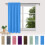 Solid Heat Insulation Curtain Pink 63x38 Inch 3