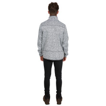 (L, Grey Marl) Trespass Mens 3 Zip Pockets Fleece - Bingham