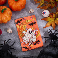 20 Sets Halloween Paper-Quilling Kit for Adult Beginner Cats Greeting Card Making Kit Quilling Card for Halloween Decor