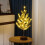 Artificial Christmas Tree with LED Lights Green 21.65 Inch 6