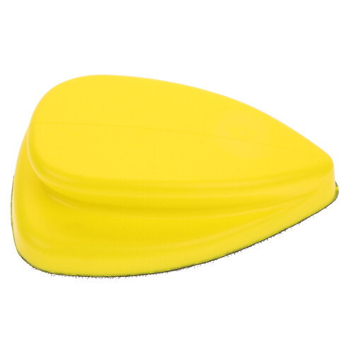 TINKSKY Round Sanding Pad PU Foam Block Yellow 1 Set
