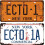 ECTO-1 ECTO-1A License Plate Replica Metal 12x6 Inch 1