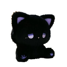 Purple Cat Plush Toy Kawaii Soft Valentine's Gift