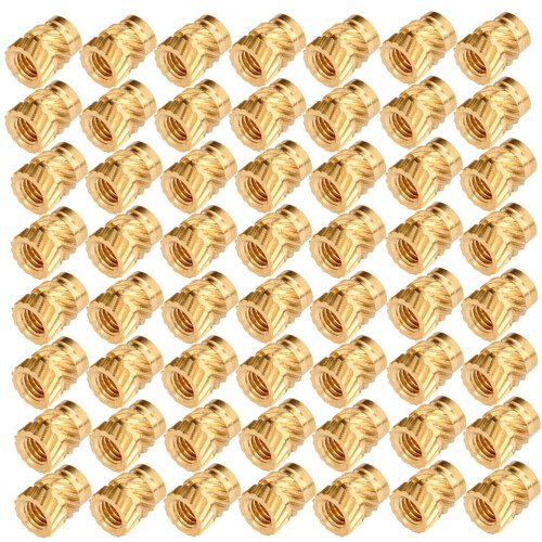 Brass Threaded Insert Nuts Set Heat Resistant