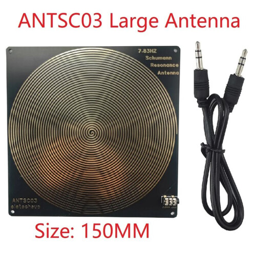 Adjustable Resonances Inverter with 7.83HZ External Antenna and 3.5MM Audio Input C