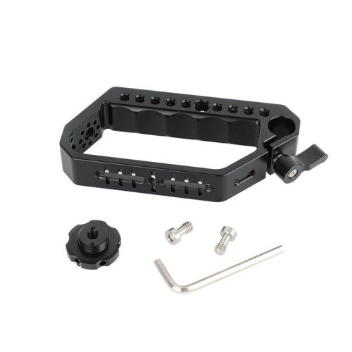 Top Handle Grip with Quick Release Cheese Mount and 15mm Rod Clamp for DSLR Camera Cage Rig Stabilizer A
