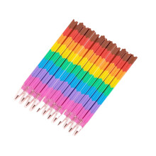 Colored Pencils and Stackable Crayons Set 24 pcs 8 colors