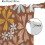 Floral Curtains Boho Daisy 2 Panels 55x39 in 6