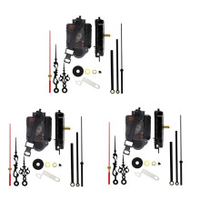 3X DIY Quartz Pendulum Clock Movement Mechanism with 6 Pairs of Hands Wall Quartz Clock Repair Tool Parts Replacement