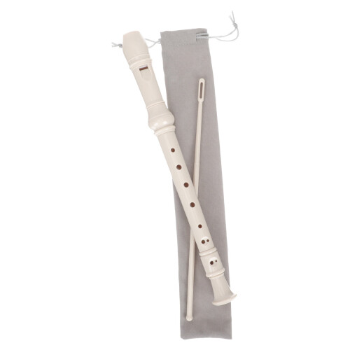 LEORX Clarinet White Plastic 8-Hole Beginner Set