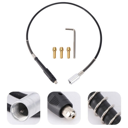 MUSEYA Flexible Shaft Rotary Tool Set Black