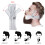 Men's Beard Comb Rotatable Styling Tool Plastic Transparent 1