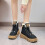 Women's Snow Boots Black Size 8 Breathable Speed Laces 8