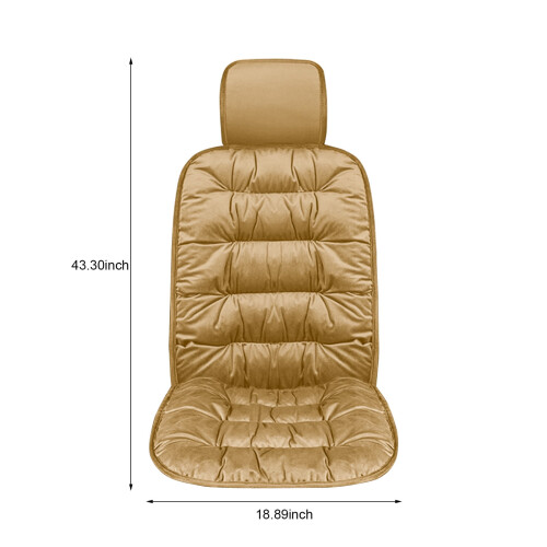 Heated Car Seat Cover Front Seat Warm Cushion Thick Soft 2