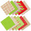 Christmas Pattern Paper Pack Double-Sided Green Red 24 1
