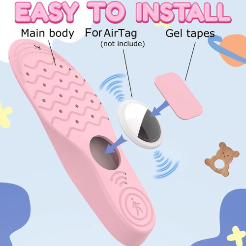 Protective Insoles with Hidden Holder for Family Tracking 2
