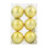 Gold Shatterproof Christmas Balls 2.36 Inch 6 Pack 2