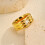 Stainless Steel Three-Layer Rectangular White Zirconia 3