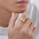 Stainless Steel Three-Layer Rectangular White Zirconia 5