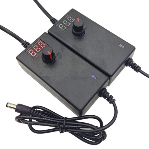 Adjustable Multi Voltage Power Supply 24V-36V 2A with Digital Display for Various Applications EU Plug 2
