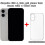 Fake Phone Pro Max16 Display Toy White Black Screen 4