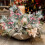 Red Berry and Pine Artificial Holly Stems 12 inch 2