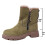Women's Snow Boots Army Green Size 6 6