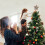 Rattan Christmas Tree Topper Star with 10 Warm LED Lights 6