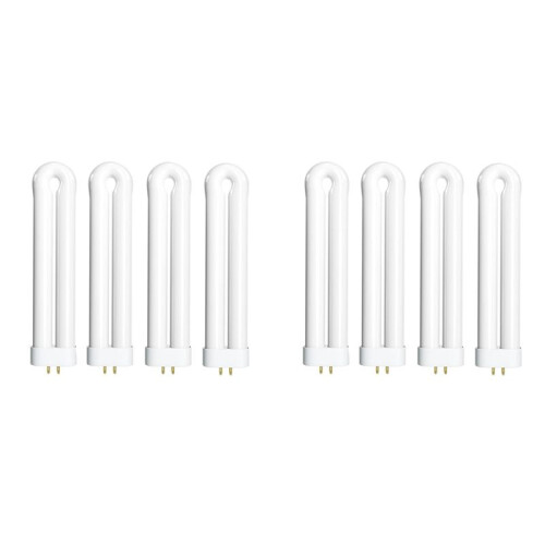 Lâmpada de Reposição para Mata-Insetos de 15 Watts, Lâmpada em Formato de U FUL 15W-BL de 7,5 Polegadas para 15wht, Pacote com 8