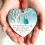 Heart Sea Glass Friendship Ornament Keepsake Decor 6
