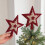 Glitter 3D Five-Pointed Christmas Tree Topper Star 1pc 6