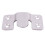 Furniture Sectional Interlock Style Sofa Connector 40pcs Silver Tone 2