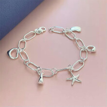925 Silver Charm Bracelet Bangle 75 Styles