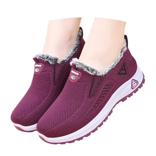 Women's Snow Boots Purple Size 8 2