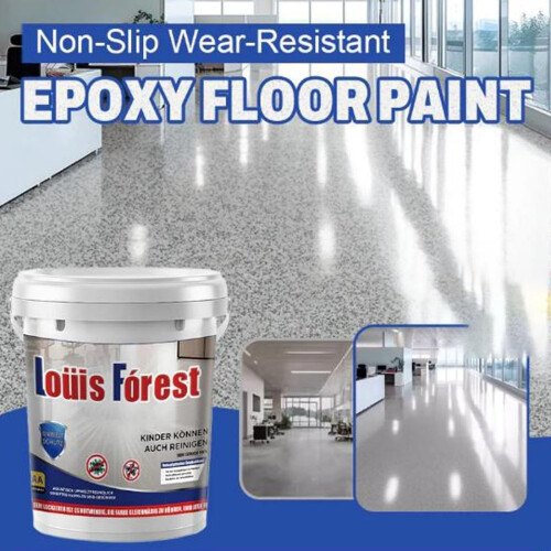 Marble Effect Epoxy Floor Paint with Colored Sand 0.5 kg 1
