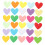 Heart Shape Paper Cutouts Assorted Colors 30 Pieces 2