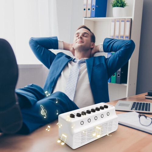 White Noise Machine with 8 Nature Sounds Bluetooth 2