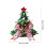 Christmas Tree Topper Star Decoration with Santa Hat 3
