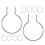 Black Pegboard Accessories Set 12 Pieces 3