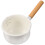 White Enamel Small Saucepan Nonstick 1 Piece 7