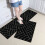 Kitchen Mats Cushioned Non-Slip 2 Pcs Black 2