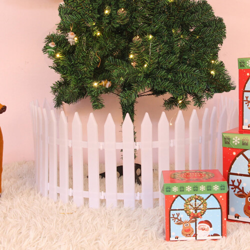 Christmas White Picket Fence 5/10/25 pcs 2