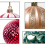 Christmas Ornaments Blue Silver Shatterproof 12PCS 2.36In 8
