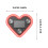 Solar Heart Neon Light for Car Rear Window - Wireless LED 3