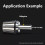 Collet Adaptor Shank Reducer Bit for CNC Spindle Router 4 6 2